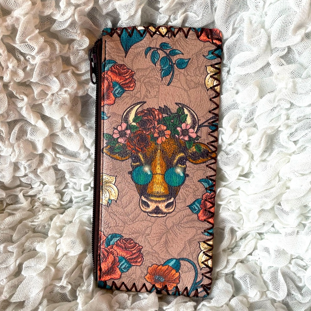 💥NWT💥 Boho Vegan Leather Wallet Clutch